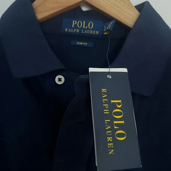 Polo by Ralph Lauren Men's Navy Blue Shirt - Picture 3 of 3